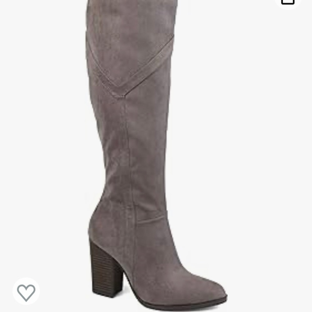 Journee Collection Kyllie Gray Boots Like New Sz 9